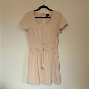 32 Degrees Tan Mini Dress with Drawstring Waist